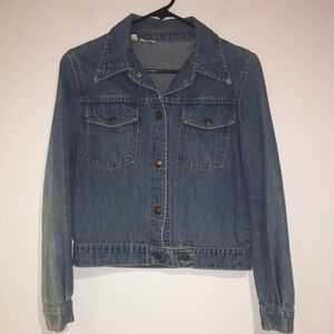 Vintage 80’s PlushBottoms Denim Jean Jacket Sz Med